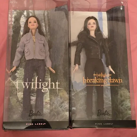 Barbie Collector Pink Label – Twilight Saga Bella Dolls (Set of 2) - Picture 1 of 2